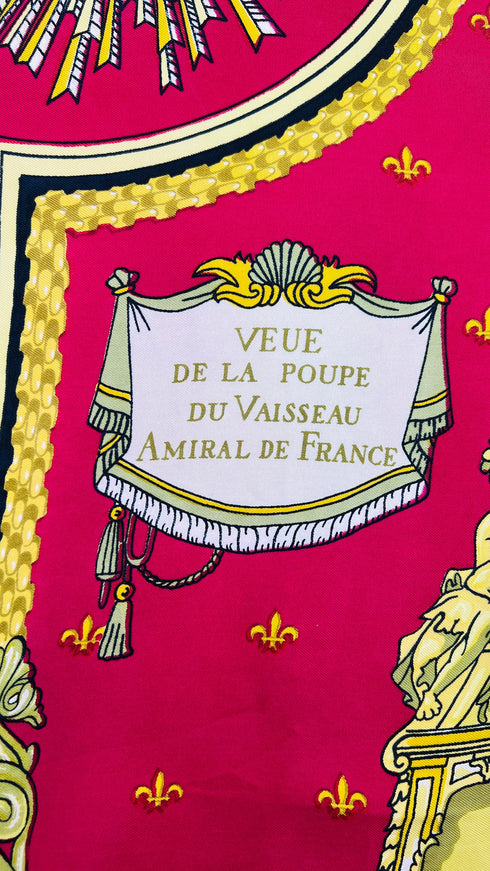 Foulard "Soleil Royal" vintage