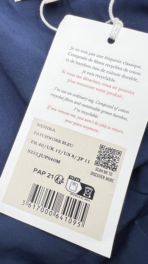 Gonna corta in suede con cartellino