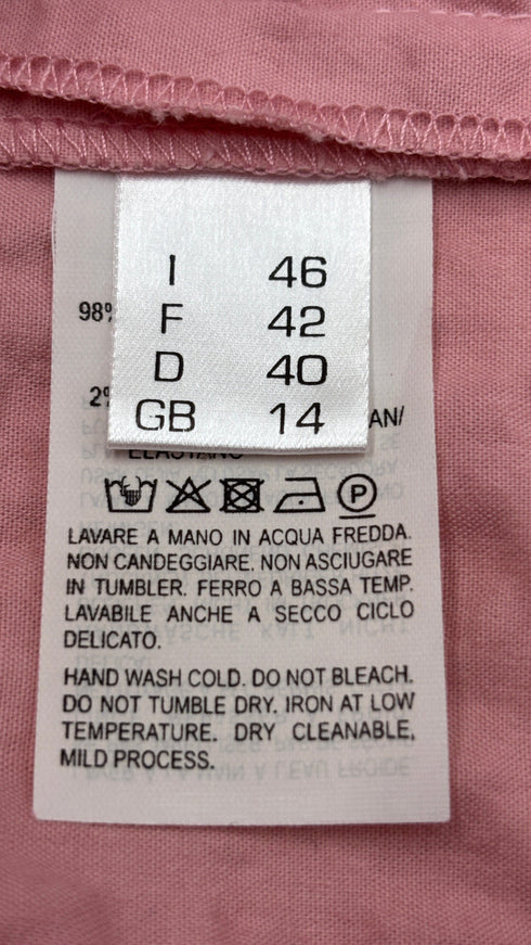 Abito midi tunica texture quadri