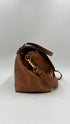 Borsa in pelle martellata