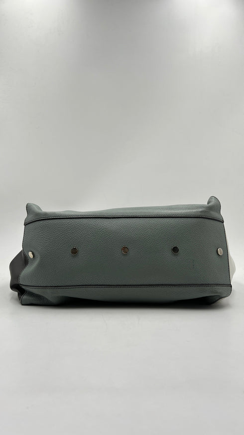 Borsa in pelle multicolor