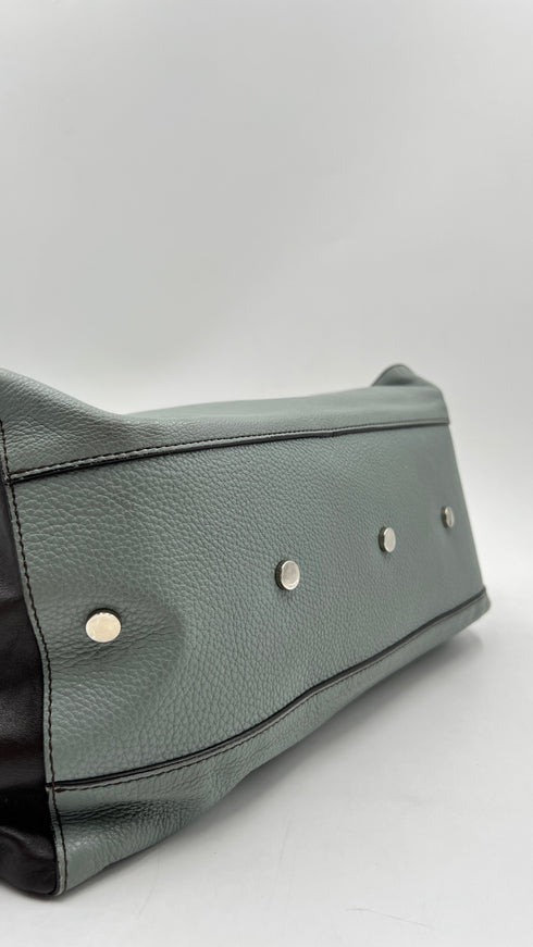 Borsa in pelle multicolor