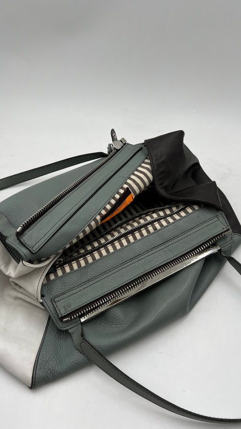 Borsa in pelle multicolor