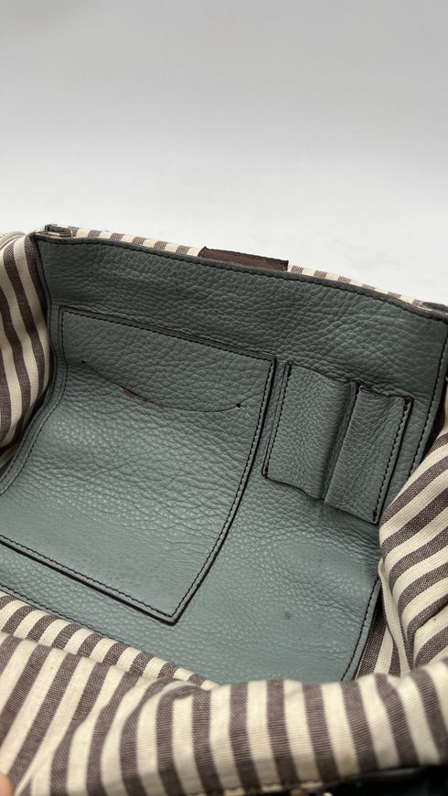 Borsa in pelle multicolor