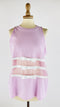 Top inserti organza e fiocchi