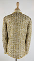 Giacca in tweed oro