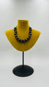 Collana sfere legno