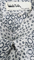 Camicia in seta animalier
