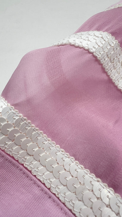 Top inserti organza e fiocchi