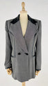 Giacca inserti in pelle vintage