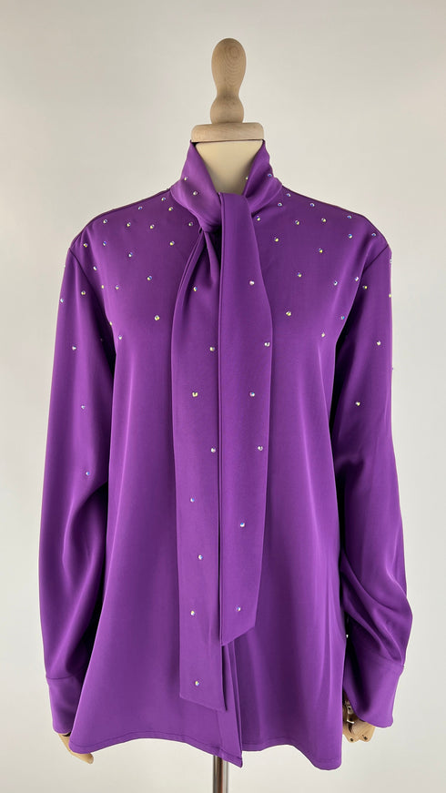 Camicia con strass