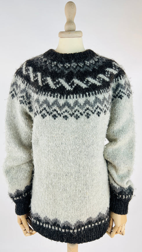 Maglione in lana islandese