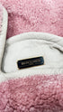 Borsa in shearling rosa