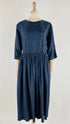 Abito midi blu navy