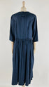 Abito midi blu navy