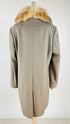 Cappotto con collo pelliccia