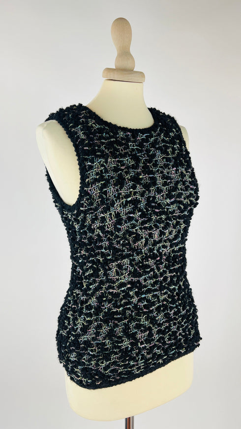 Gilet in maglia bouclé