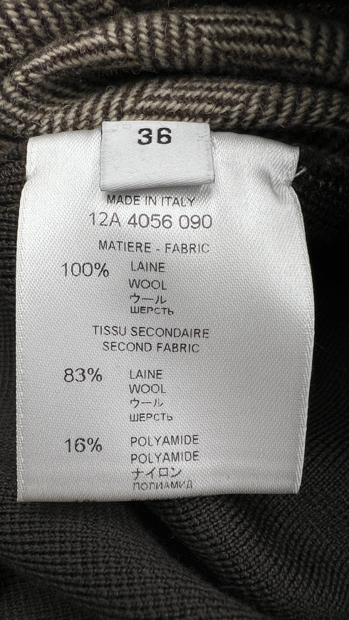 Gonna midi doppio tessuto