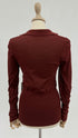 Maglia "Praia" color mattone