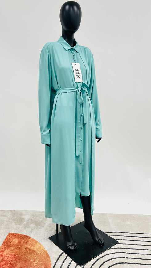 Chemisier lungo con cartellino