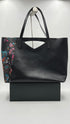 Borsa in pelle a fiori
