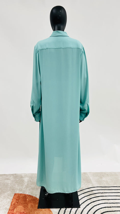 Chemisier lungo con cartellino