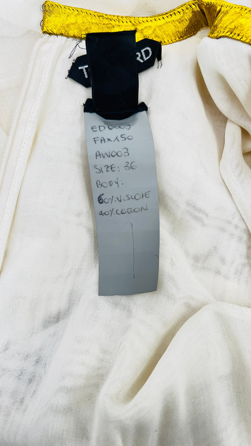 Abito lungo bianco vintage