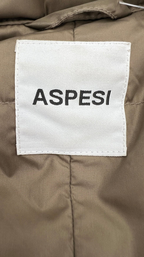 Piumino sfiancato khaki