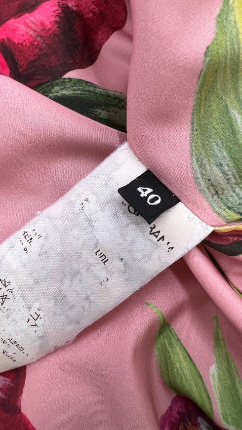 Bomber a fiori matelasse