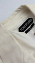 Blazer in pelle bianco