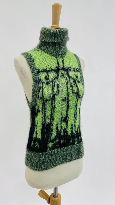 Gilet collo alto