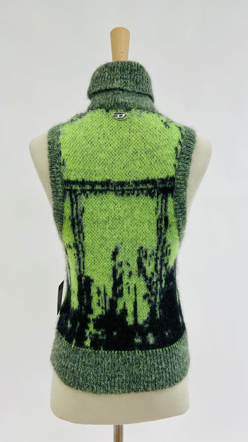 Gilet collo alto