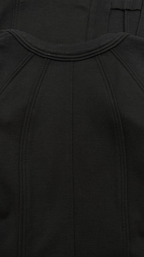 Soprabito sfiancato nero
