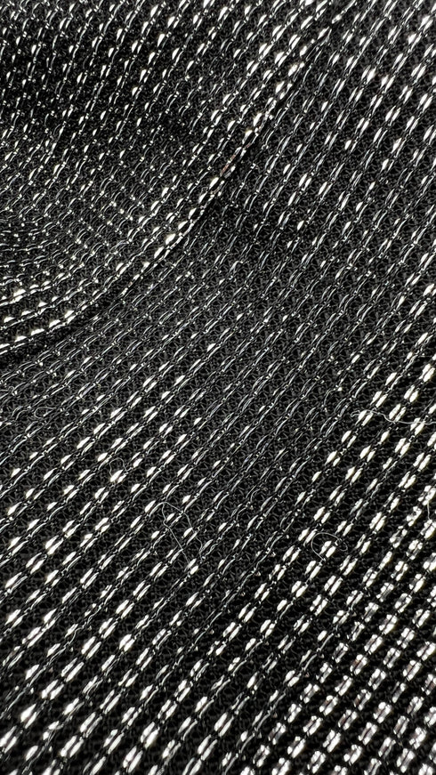 Blusa girocollo argentata