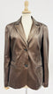 Blazer in pelle laminata