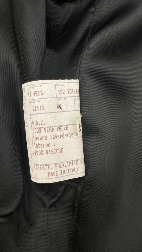 Blazer in pelle laminata