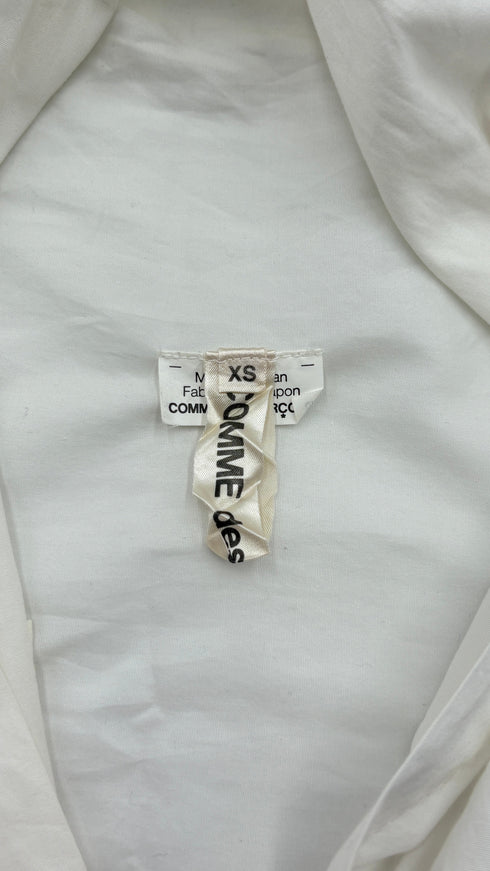 Camicia asimmetrica bianca