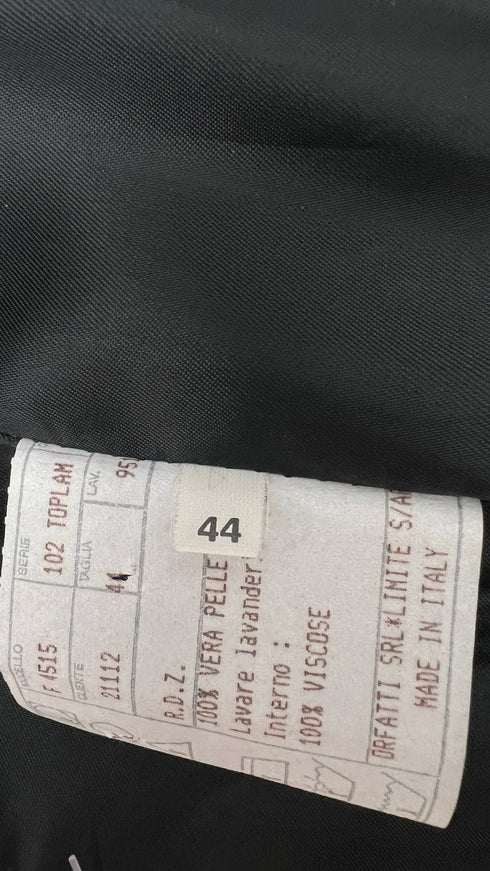 Blazer in pelle laminata