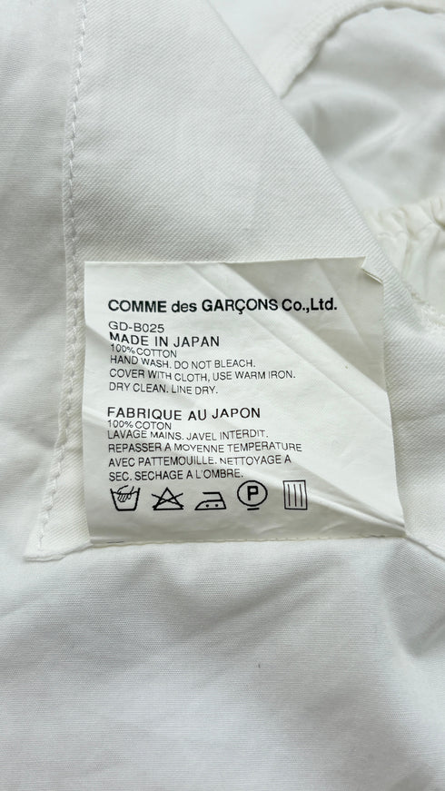 Camicia asimmetrica bianca