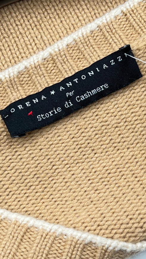 Maglione in cashmere a V