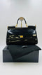 Borsa “Sicily” nera vernice