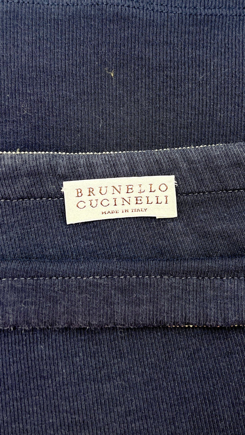 T-shirt in jersey blu