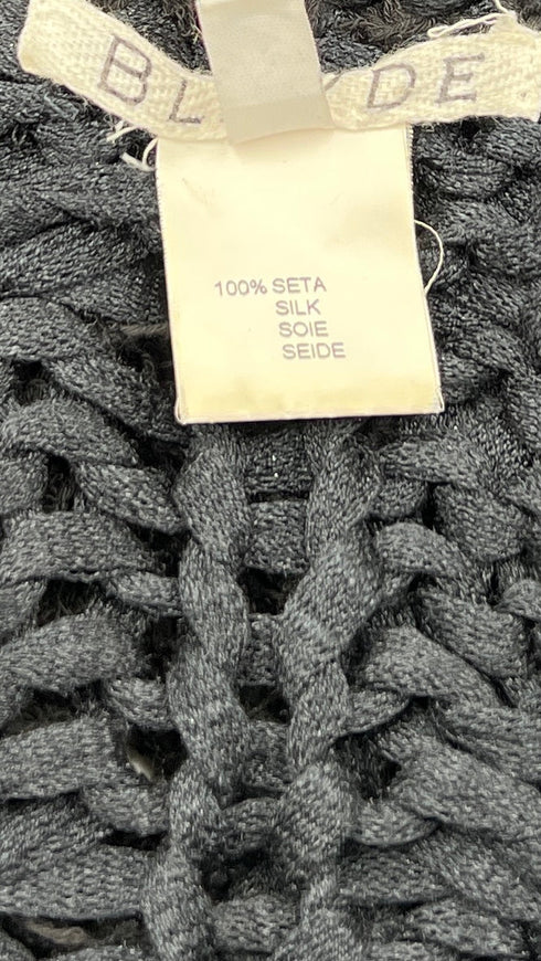 Cardigan oversize lungo nero