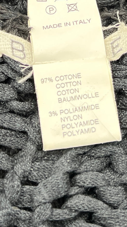 Cardigan oversize lungo nero