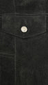Soprabito in suede nero