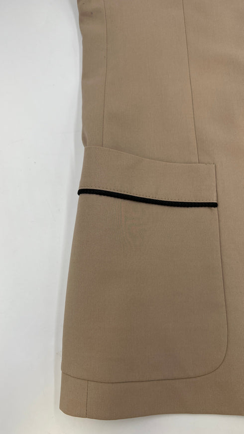 Blazer monopetto nocciola