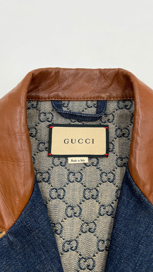 Giacca denim Eco Washed GG