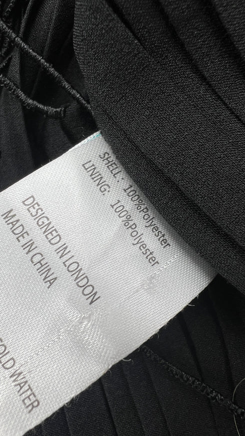 Blusa plissé con frange