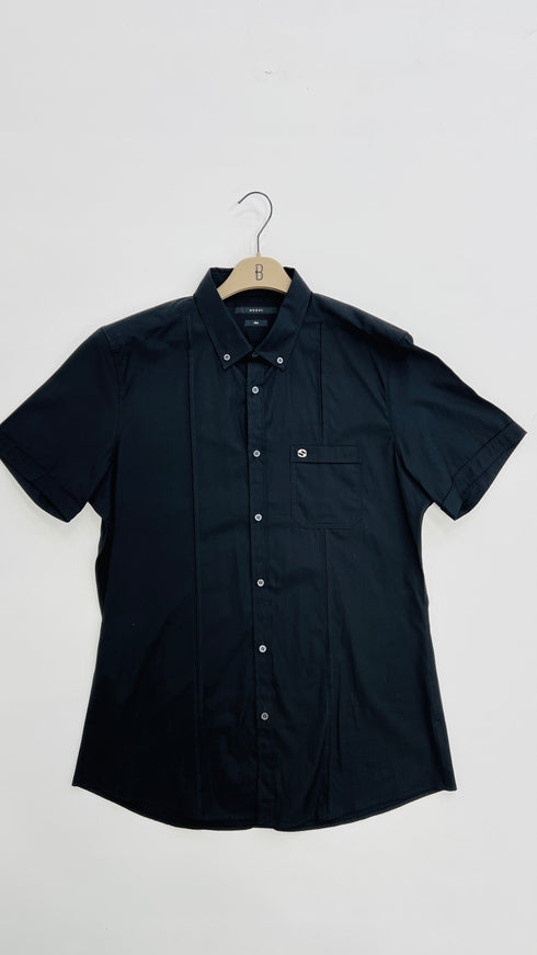 Camicia nera placca GG