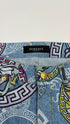 Jeans stampa medusa
